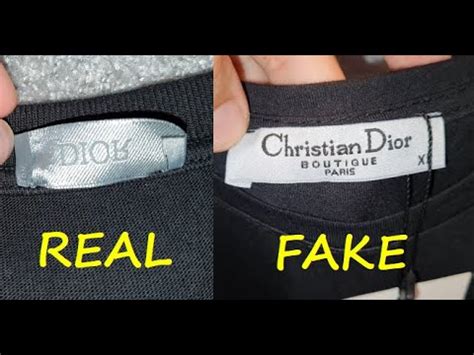 how to tell if dior shirt is real.